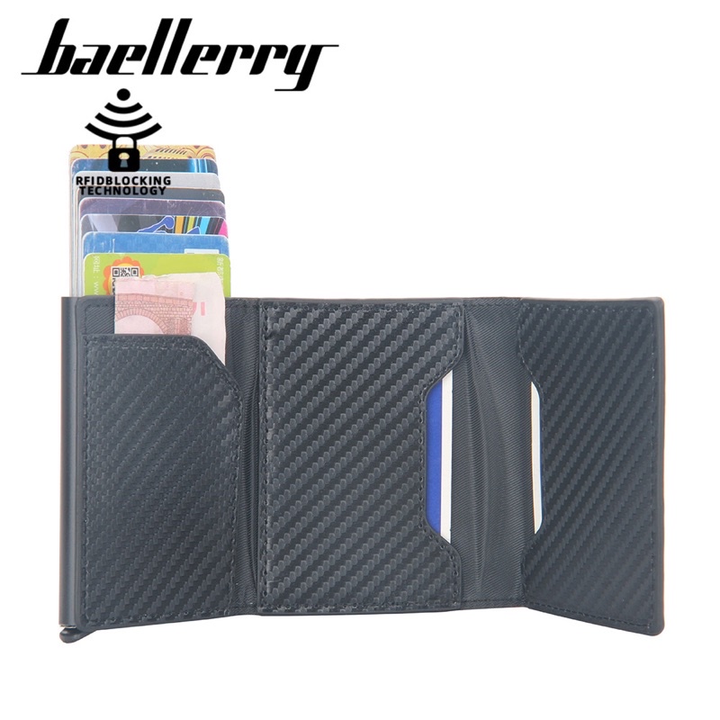 Dompet Kartu Kulit Pria Card Holder Card Wallet Baellerry K9143