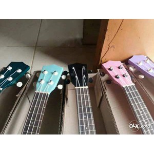 Ukulele Soprano 21 Inc Merk Cowboy Aloha Jakarta Murah Full Set