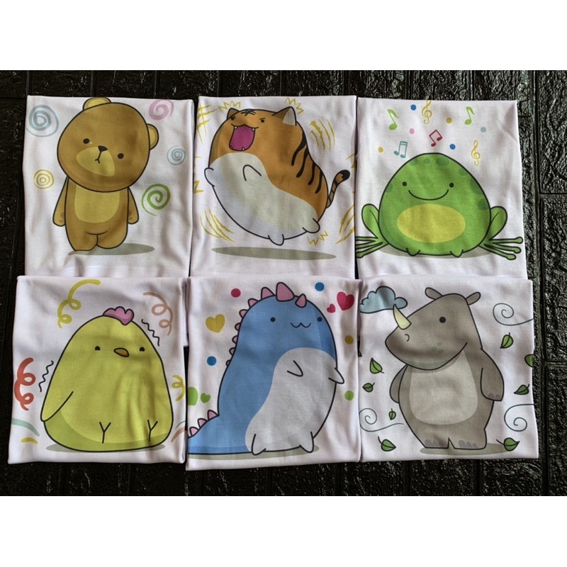 6pcs KAOS Oblong/ Setali Anak (putih/warna)