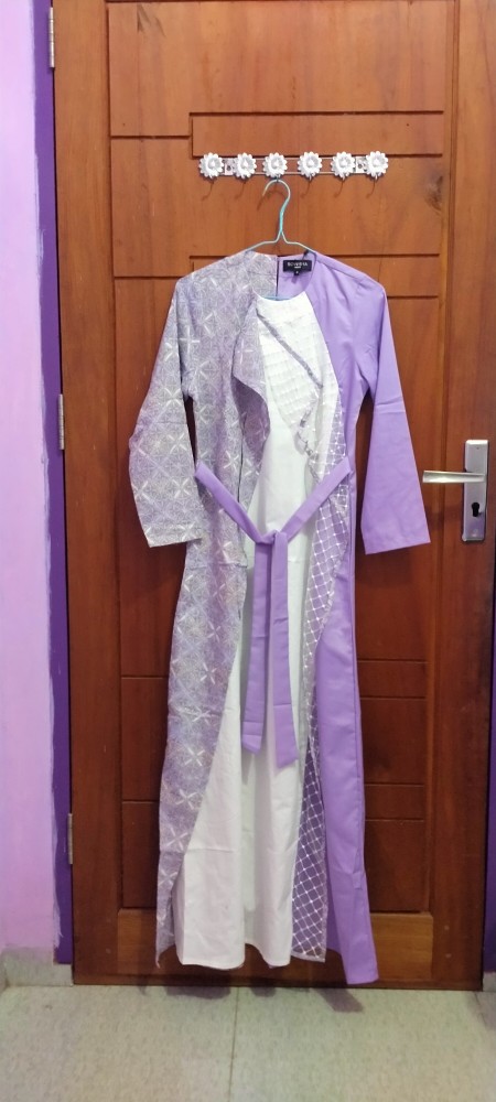 Gamis Batik Wtp 22 Lilac