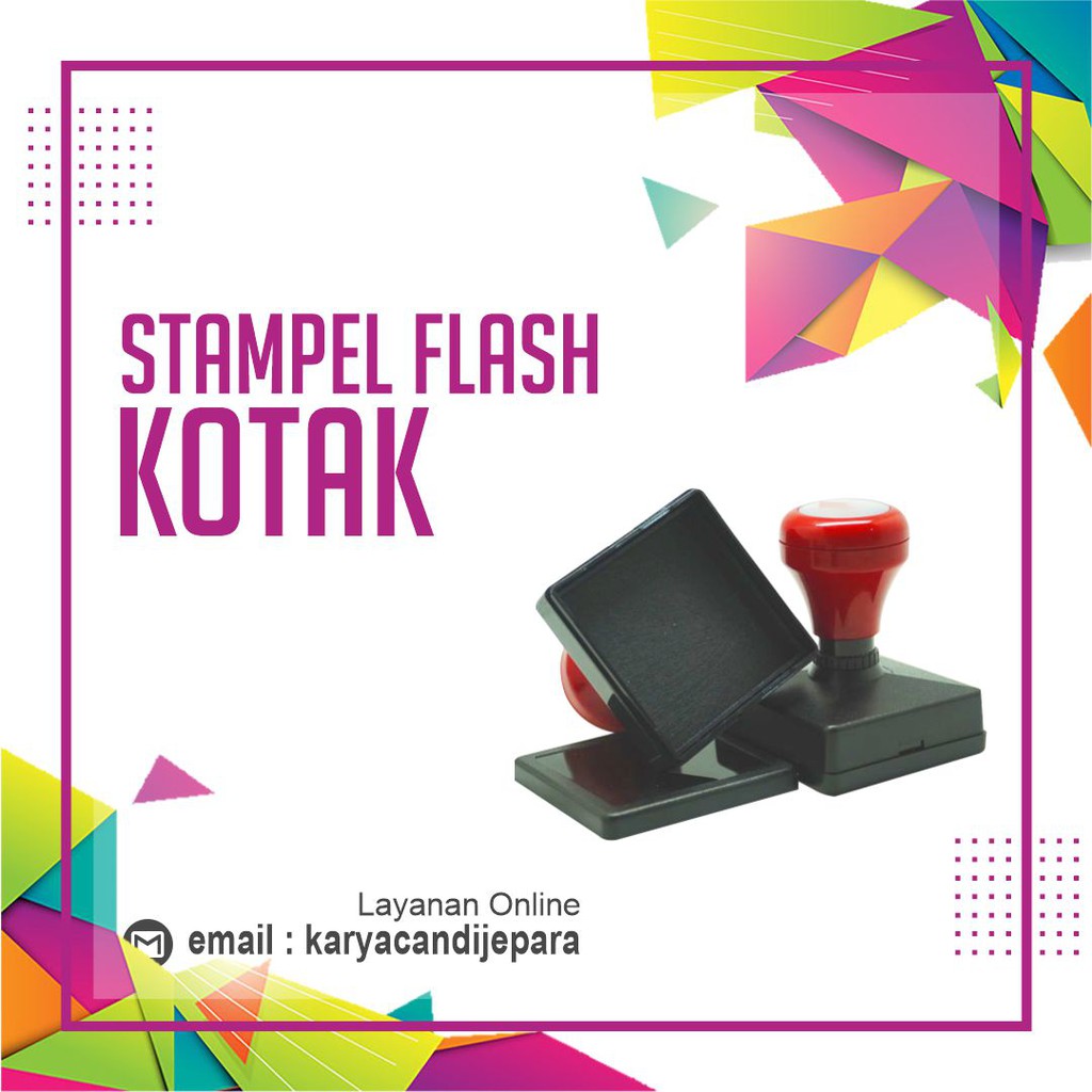 

STEMPEL FLASH ( berkualitas ) SERTAKAN WARNA YANG DINGINKAN