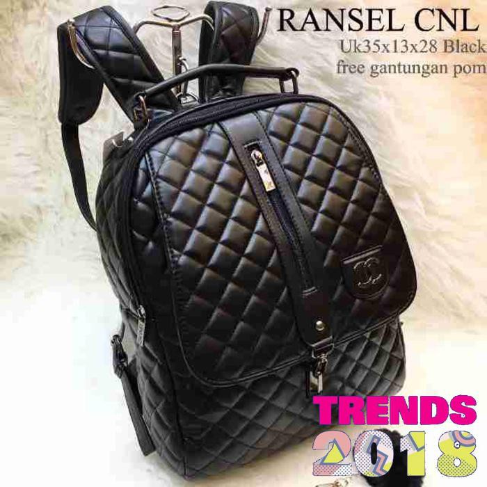 b4ru RANSEL CHANEL(TAS BAG-TAS FASHIN WANITA-TAS IMPORT-TAS RANSEL SEKOLAH) 0riiiginal