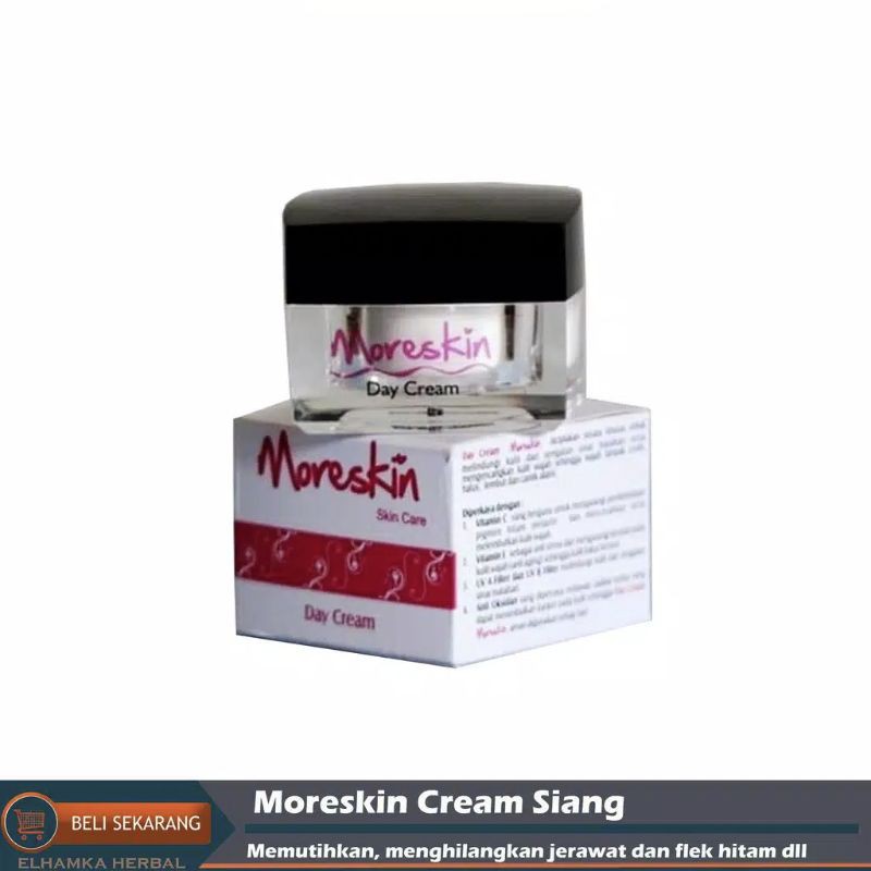 MBS - MORESKIN DAY CREAM NASA Krim pemutih wajah penghilang flek hitam agen pusat