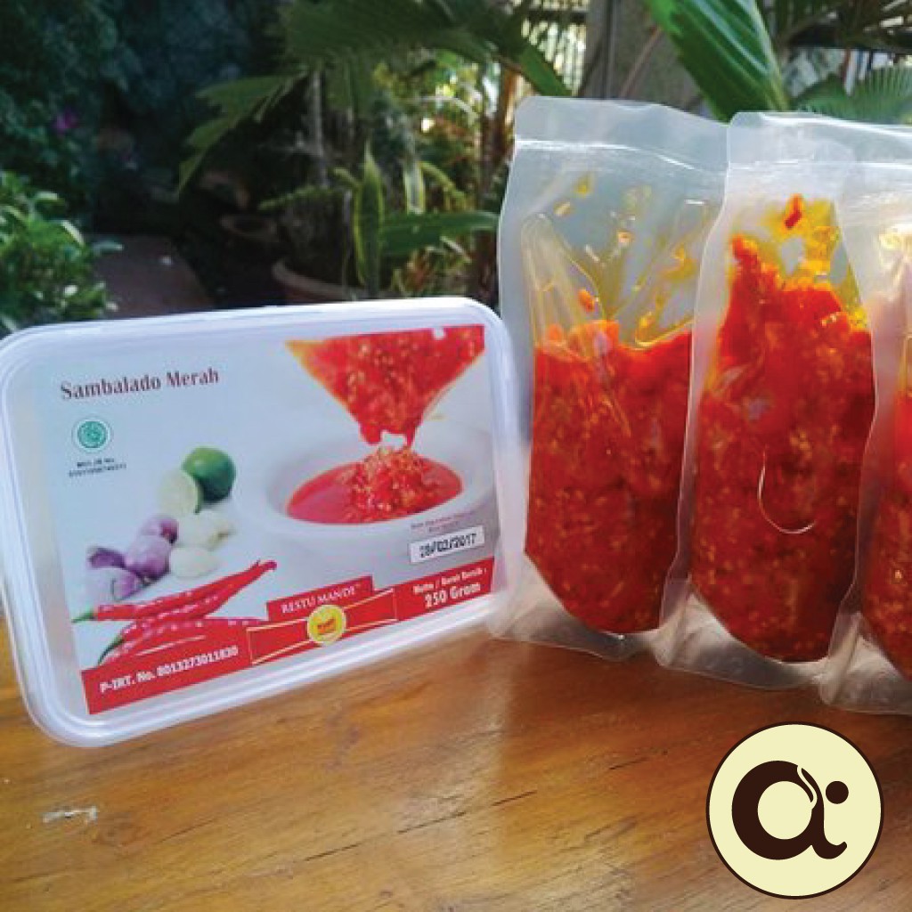 

Sambalado Merah 250 Gram - Restu Mande