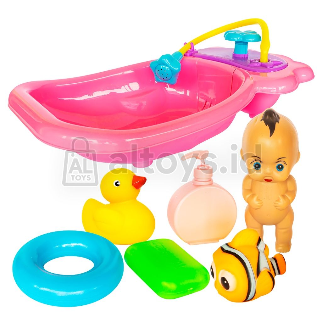 Duck Bathtub Baby Shower Mainan Bak Mandi Boneka Bebek Ikan Nemo Permainan Air Set SS1538