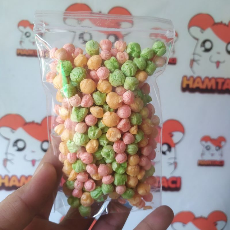 RICE CRISPY RAINBOW 20GR CAMILAN HAMSTER/GERBIL/SG/MARMUT/SMALLPETS