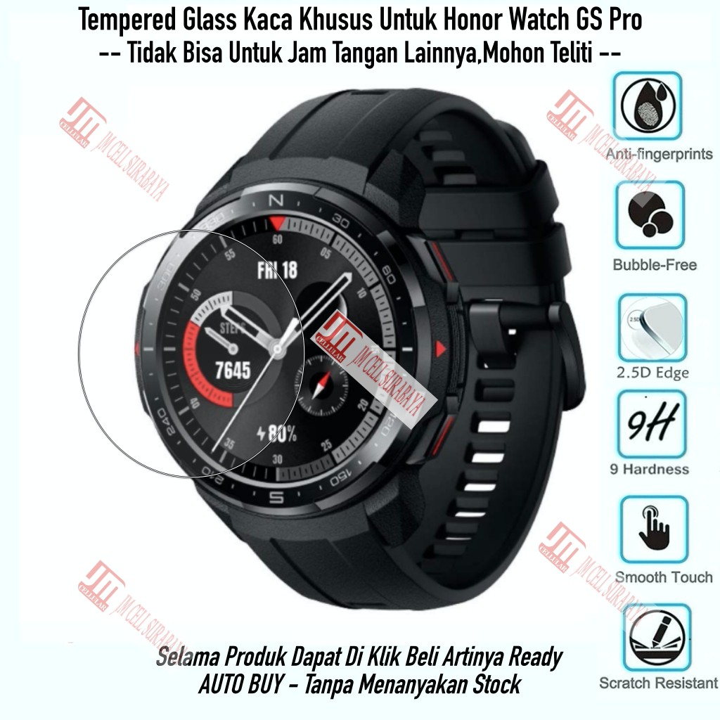 Anti Gores Tempered Glass Kaca Khusus Untuk Honor Watch GS Pro