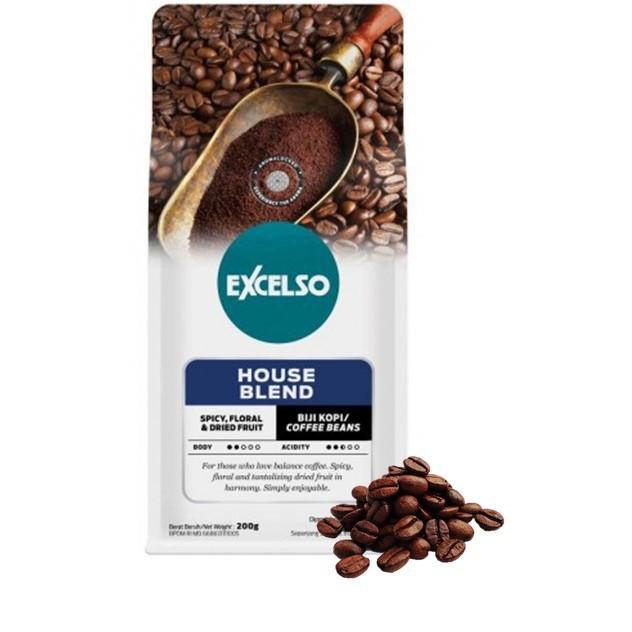 

Terkini ♚ Excelso House Blend Biji 200gr,,