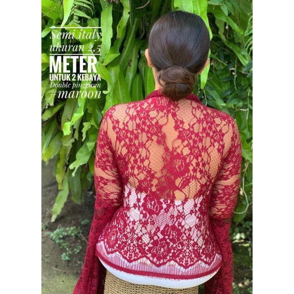 terbaru kain kebaya brokat kain kebaya Bali baju brokat kain semiitaly