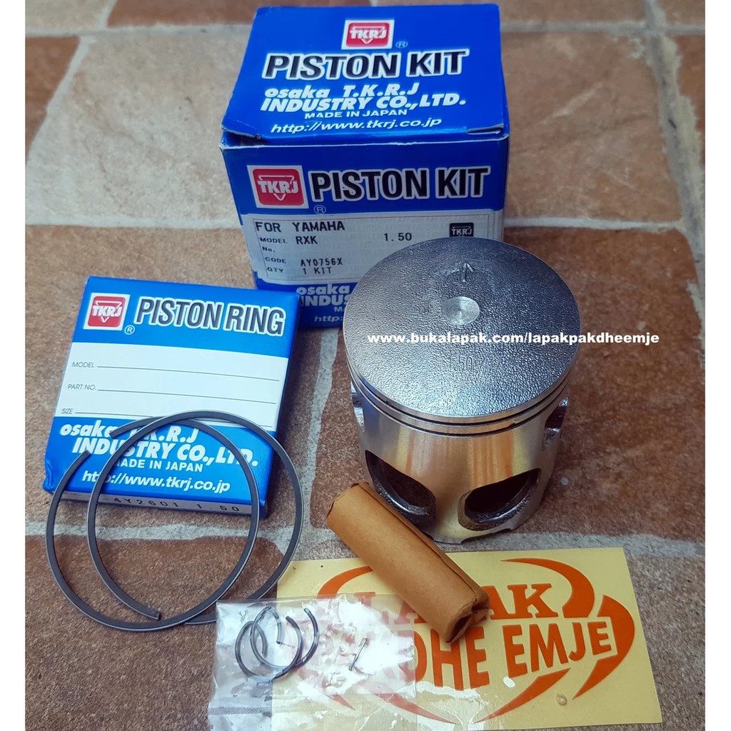 PISTON RX KING 150 TKRJ ORIGINA TKRJ ORIGINAL OSAKA JAPAN PISTON KIT RX KING OS OVER SIZE 150