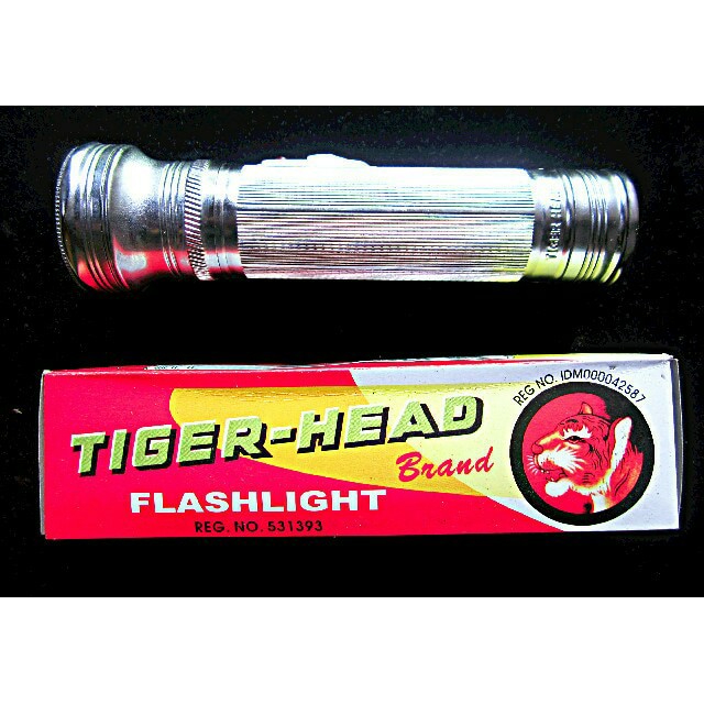 Senter Tiger Head merk Macan Jadul Kuno Police swat swatt