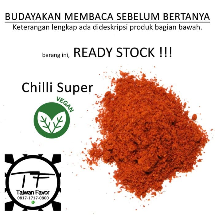 

Kualitas Terbaik - Bumbu Chilli Super / Bumbu Cabai Super Pedas
