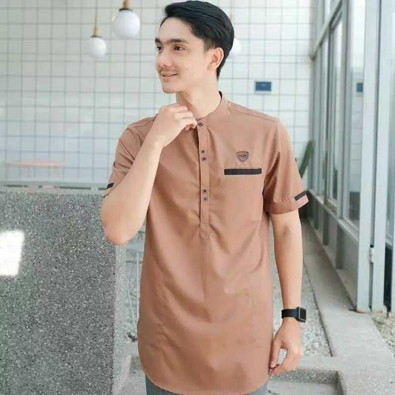 Koko Kurta Dewasa Lengan Pendek bahan katun lembut Adem Serap Bisa Cod