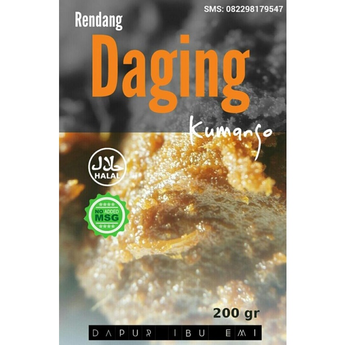 

[COD] Rendang Daging Kumango [COD]