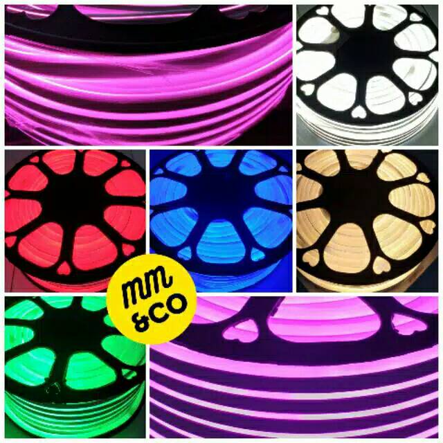 Lampu hias led strip selang neon flex ac 220v hiasan cafe  