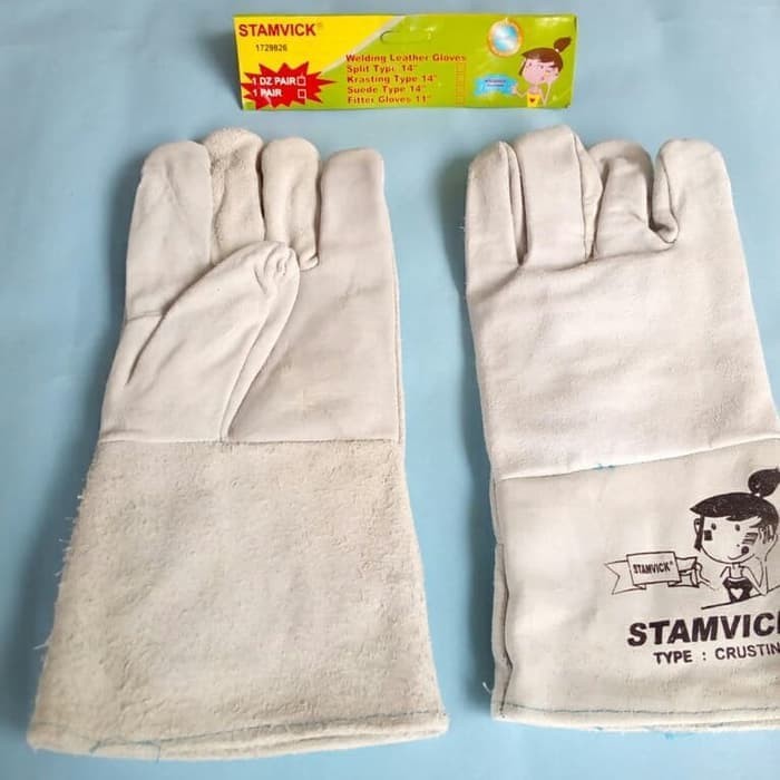 Sarung Tangan Las Welding Gloves 14 Inch Safety Sarung Tangan Kulit