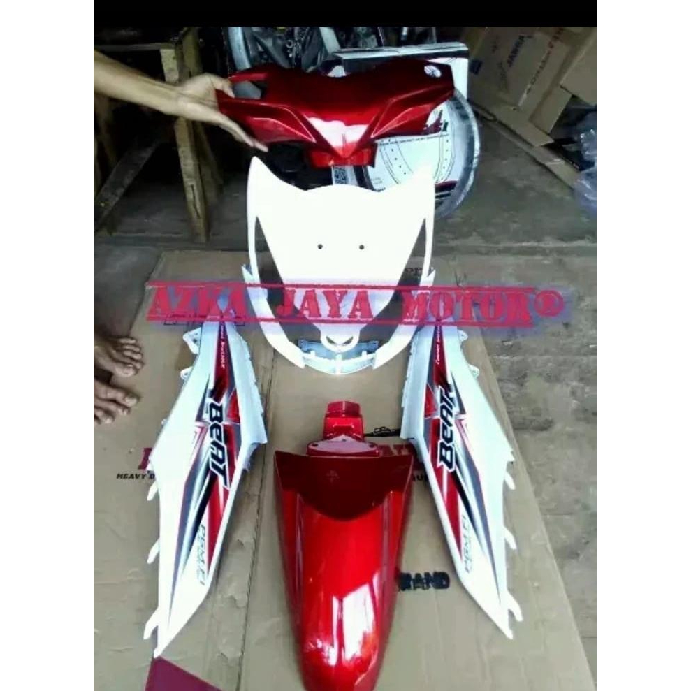 FULL BODY HALUS HONDA BEAT FI ESP 2015 WARNA MERAH PUTIH