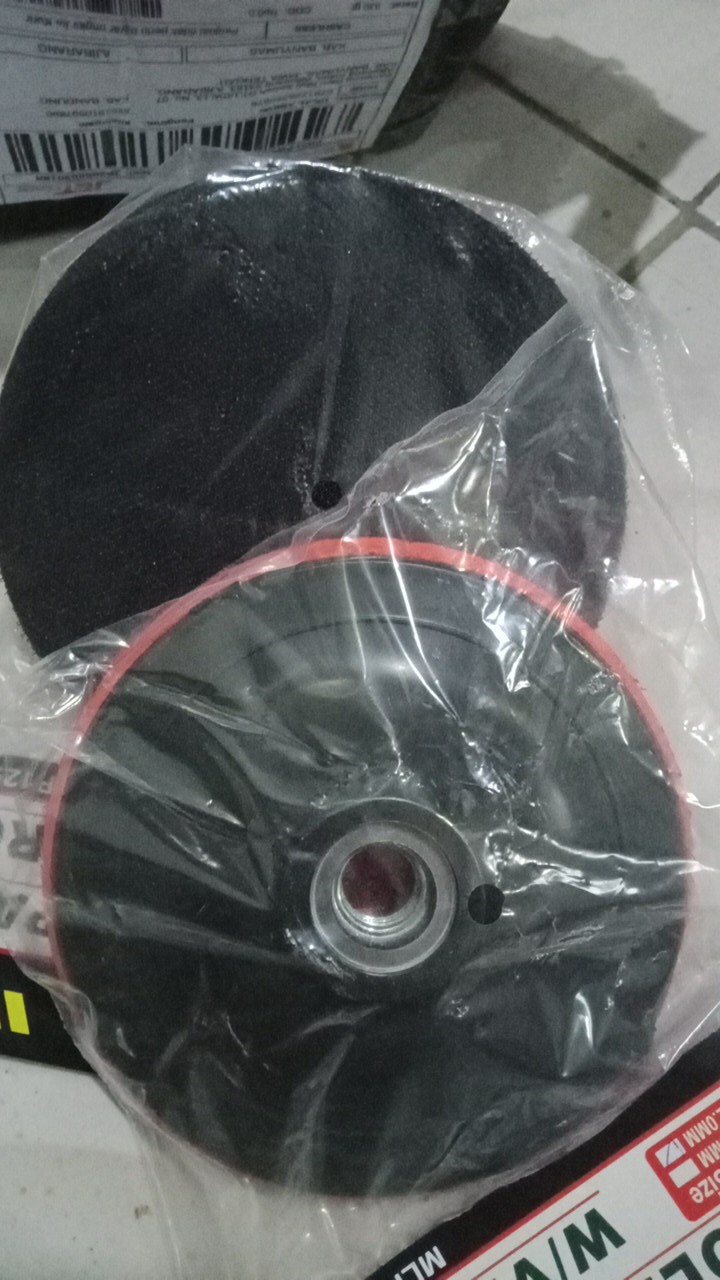Mollar Polisher Velcro Pad Sanding Disc 5 Inch Tatakan Amplas Bulat