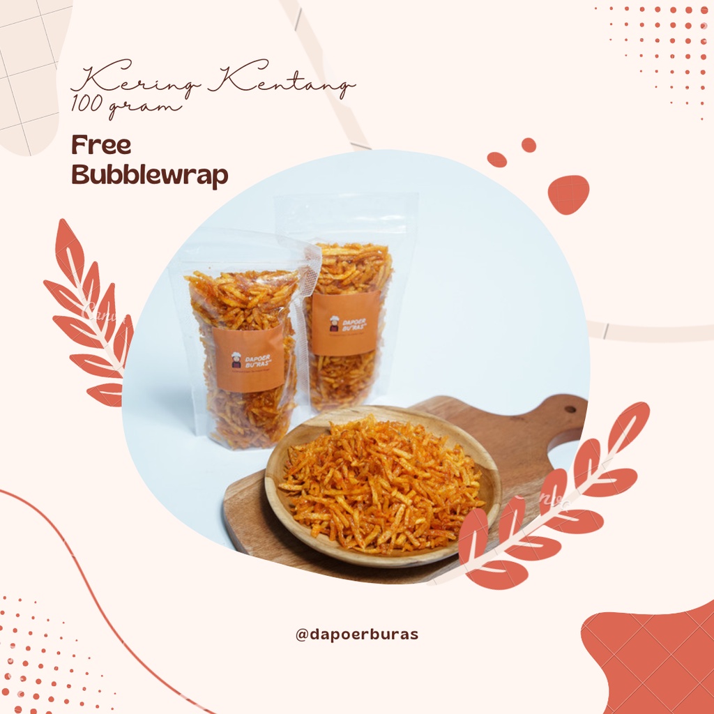 

Kering Kentang Mustofa Balado Pedas 100 Gram by Dapoerburas