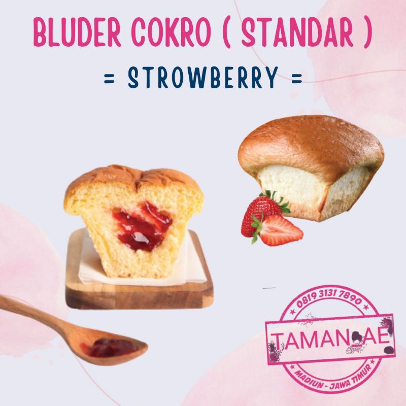 16 Varian Rasa STANDAR Roti Bluder Cokro Madiun-Strowberry