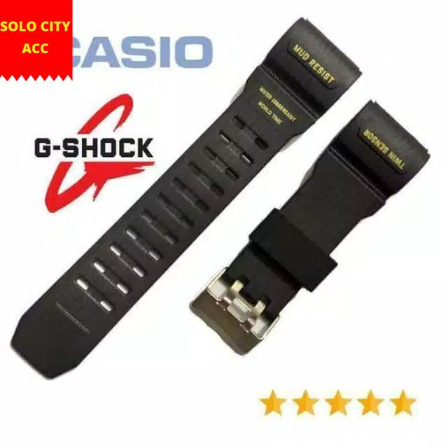 STRAP TALI JAM TANGAN CASIO G-SHOCK GG-1000 GG1000 RUBBER STRAP CASIO G-SHOCK GG1000 ORIGINAL OEM MU