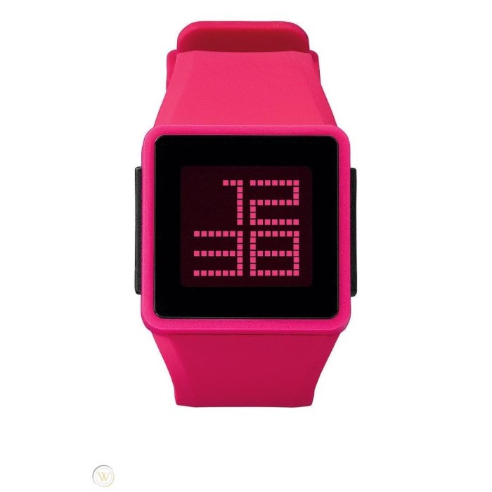 NIXON A137220 NEWTON DIGITAL BLACK PINK