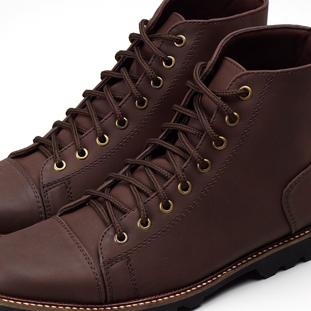 FLEMING BROWN |ManNeedMe x TRAGEN| Sepatu Boots Pria Sepatu Boot ORIGINAL