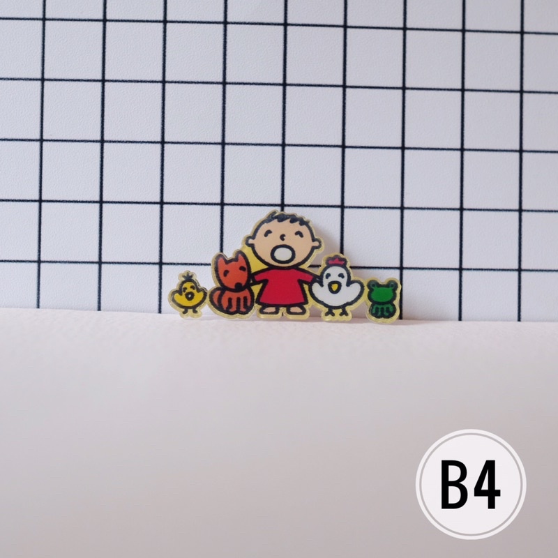 Mores Pin Akrilik Lucu Aksesoris Seri B (Girls) untuk Tas Cute Pin Brooch Pin Bros Acrylic Korean Style