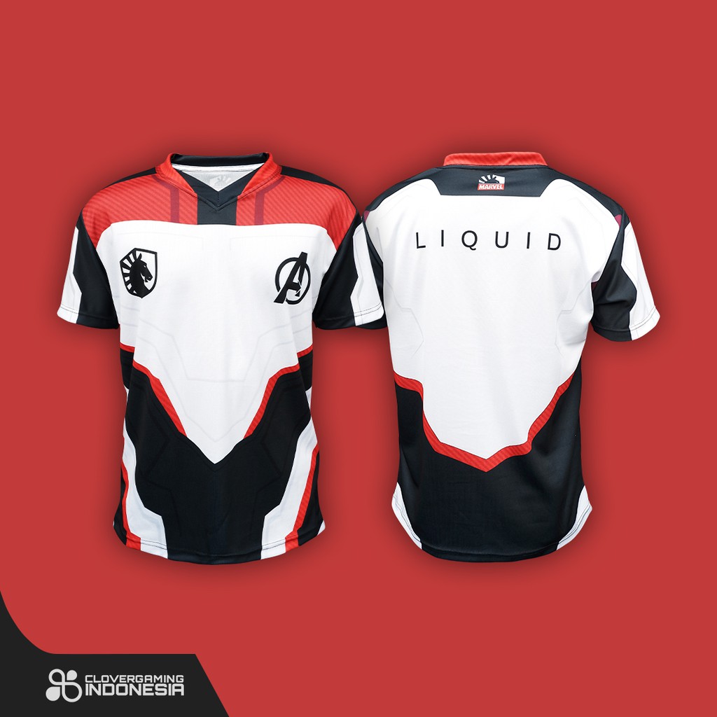 Jersey Team Liquid x Marvel Quantum Realm / Captain America / Iron Man - Avengers Endgame