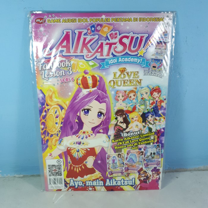 BUKU   AIKATSU IDOL ACADEMY FANBOOK LESSON 3 SERI 6   ORIGINAL