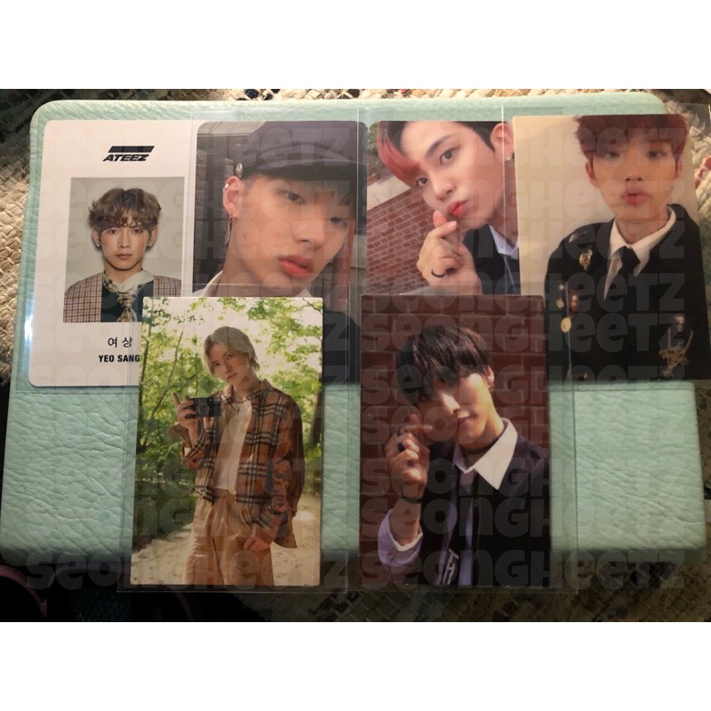 ATEEZ Photocard PC Inception Thanxx Ep Fin Sg20 Yeosang Mingi Jongho Seonghwa