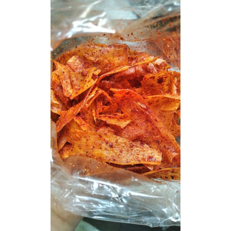 

kripset super extra pedas bawang 500gr