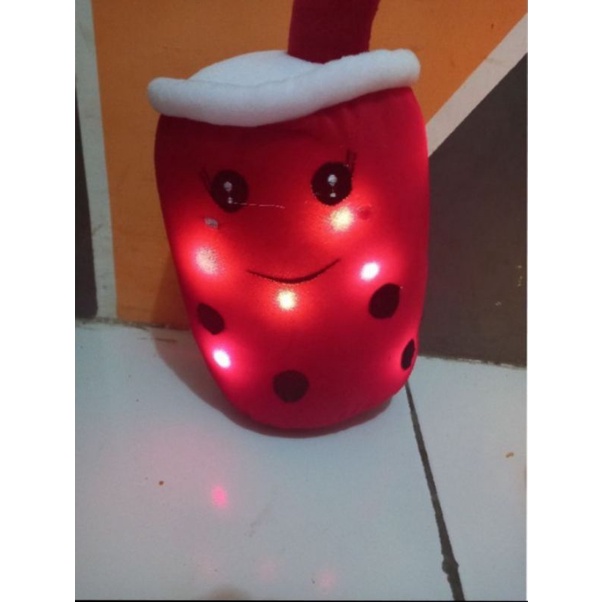 Boneka  Boba Jumbo Lampu Led Nyala Viral Murah