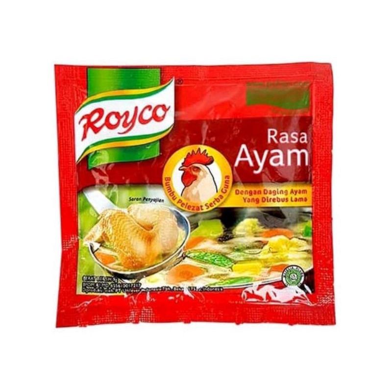 

royco kaldu ayam penyedap rasa 8gr (1 renceng isi 12pcs)