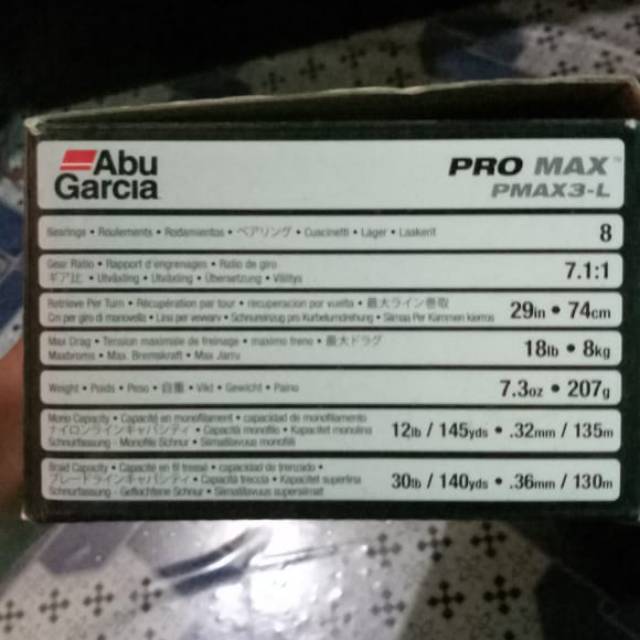 Reel BC ABU GARCIA PROMAX3L DAN JORAN ABU GARCIA ASCALON SUPER AAC 602 MLA