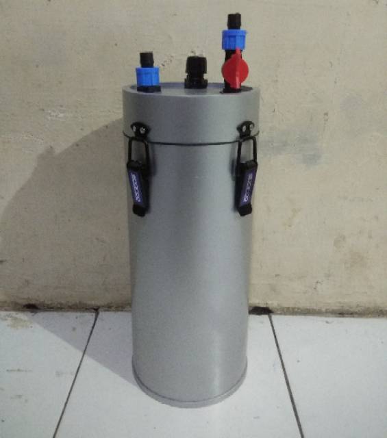 Filter canister DIY 6 inch silver (fullset ph 1800)