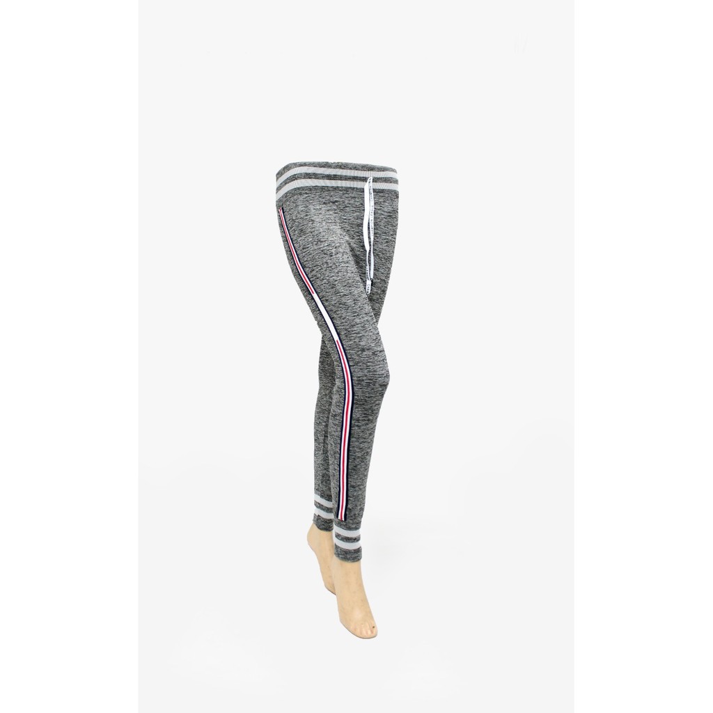 [Hits] #9125-2 celana legging wanita yang sedang populer strip polos