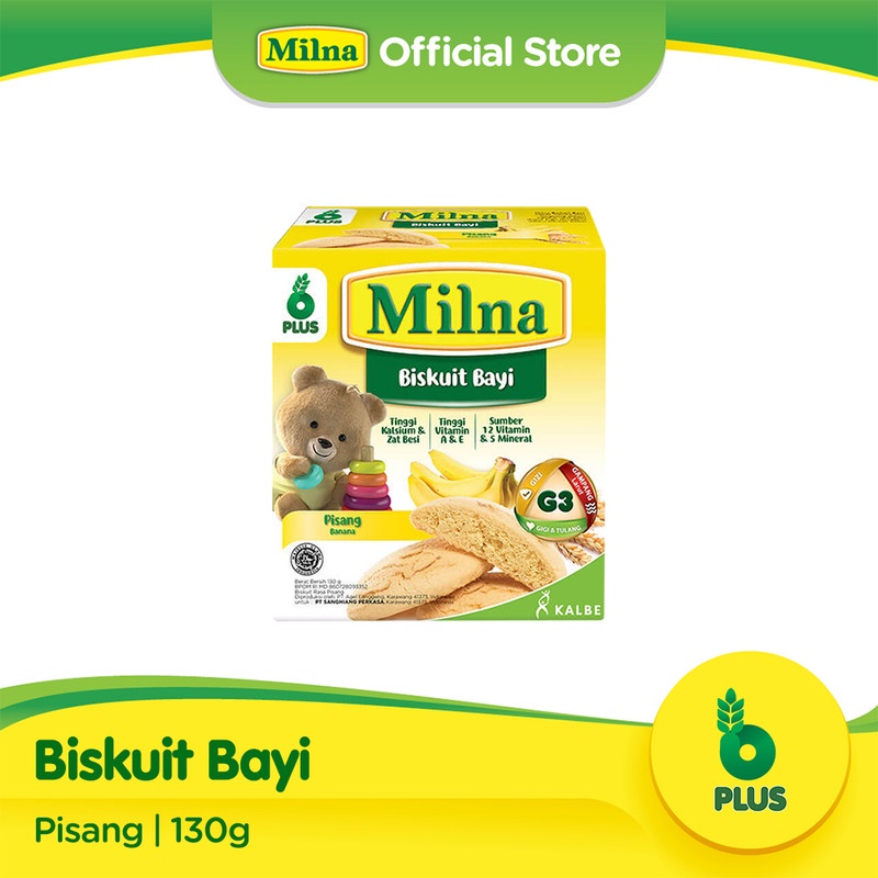 Milna Biskuit Bayi Pisang 110gr