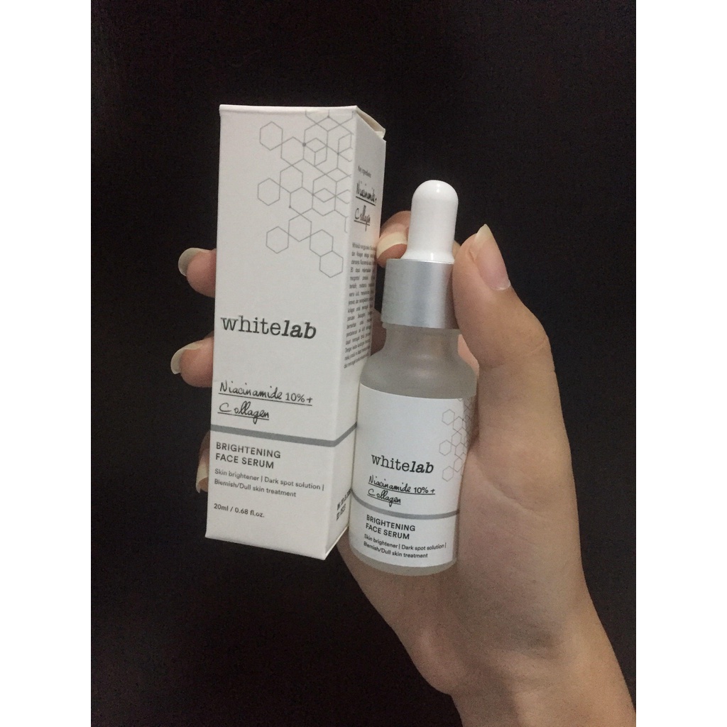 [ORI] Whitelab Brightening Face Serum AMPUH Mencerahkan Melembabkan Menyamarkan Noda Hitam BPOM 20ML