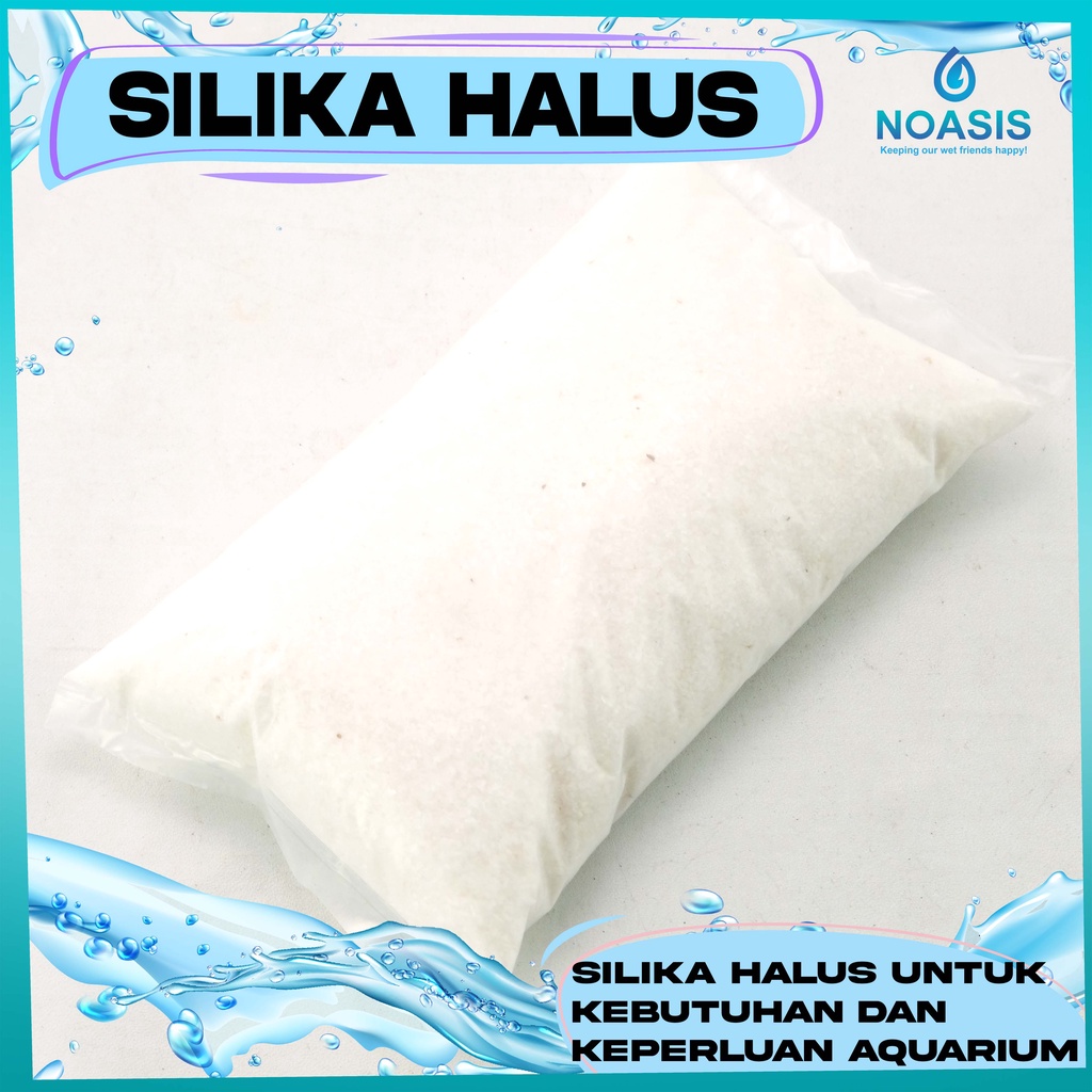 PASIR SILIKA PUTIH PASIR SILICA HALUS AQUARIUM AQUASCAPE 500 GRM