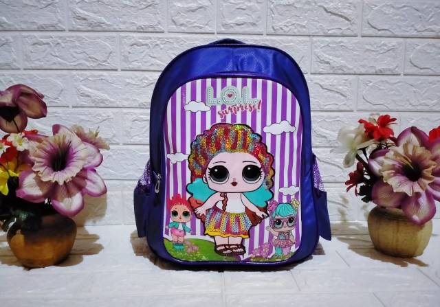 Tas anak lampu led IMPOR/ransel SD /seri 03