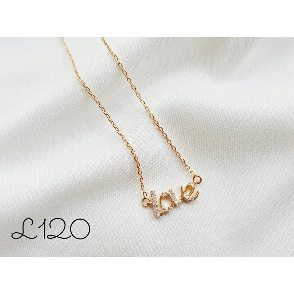 Kalung Wanita Love - Emas L120