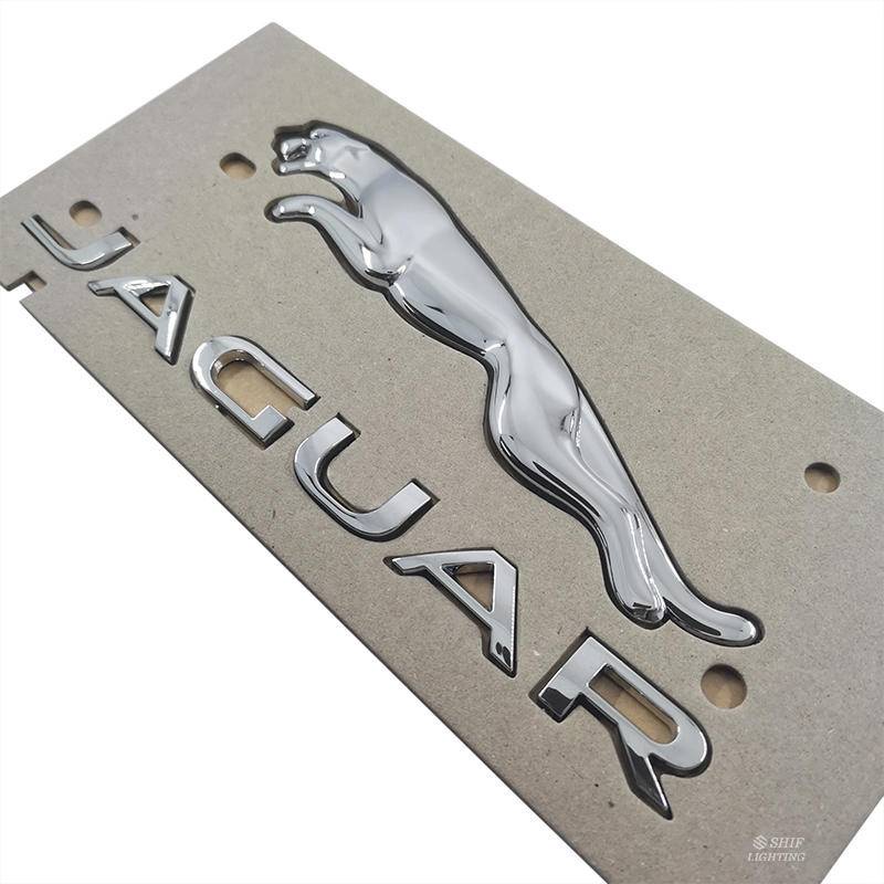 1 Set Stiker Emblem Logo Jaguar Leopard Kualitas Tinggi Untuk Mobil Jaguar