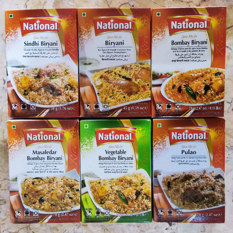 

Bumbu Biryani National Original Pakistani 7 Varian