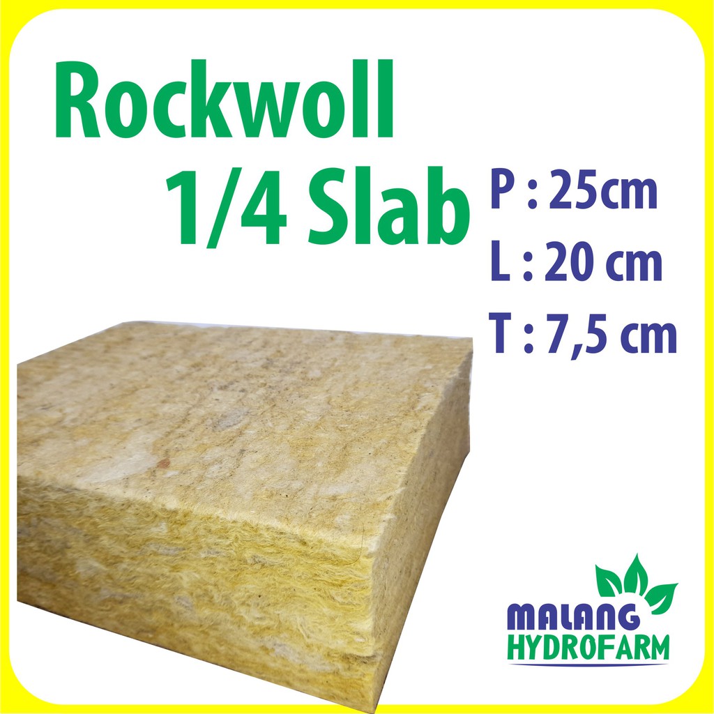 Jual Media Tanam Rockwoll Upuper Slab X X Cm Siap Pakai