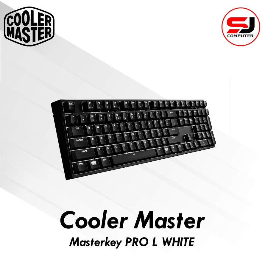 Keyboard Cooler Master Masterkey PRO L WHITE LED Blue Chery MX Switch