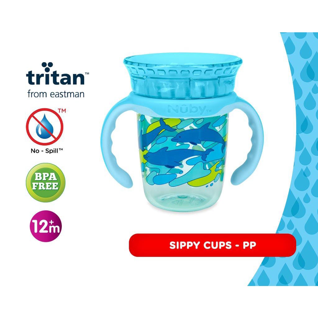 Nuby - Smart 360 Cup with Hygienic cover 8oz/240ml