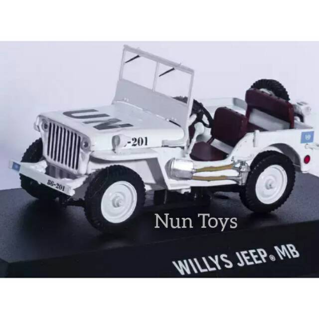 Miniatur Diecast Mobil Jeep Willys MB