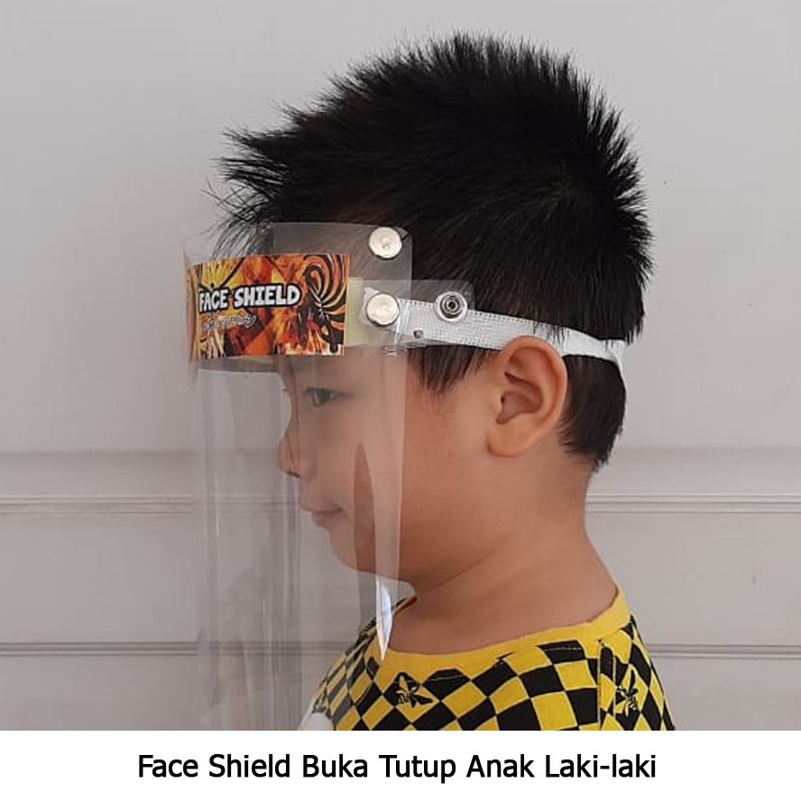 FACE SHIELD ANAK BUKA TUTUP BISA CUCI