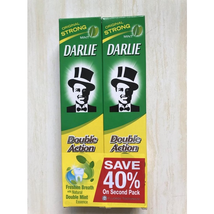 darlie pasta gigi twin pack 225 gram